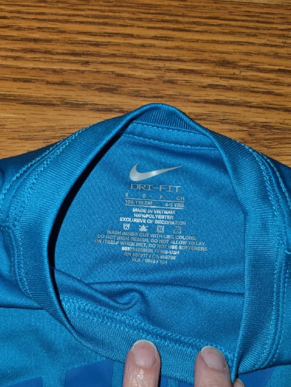 Nike Bright Blue Logo Short Sleeve Tee